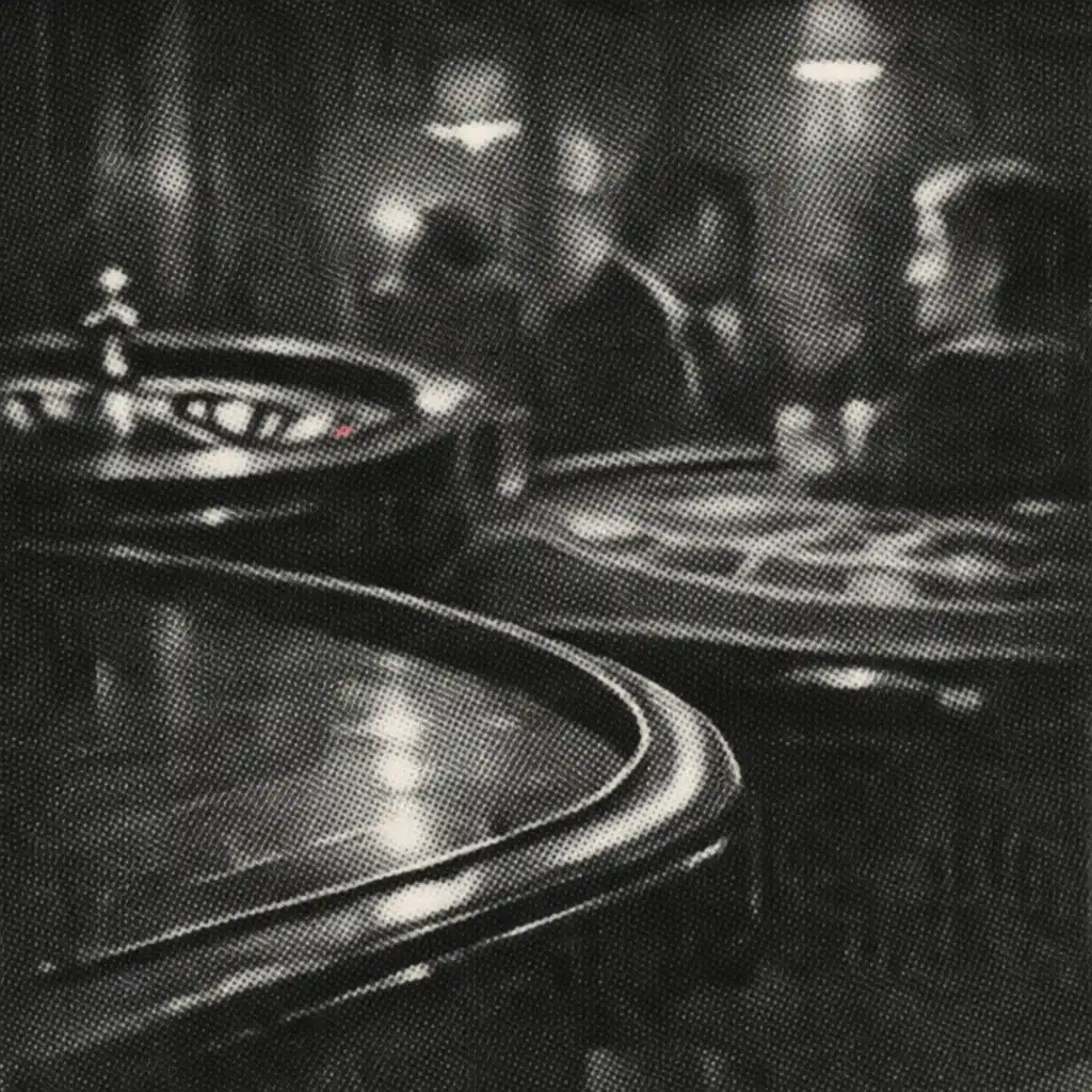 Lounge-részlet esti asztalokkal